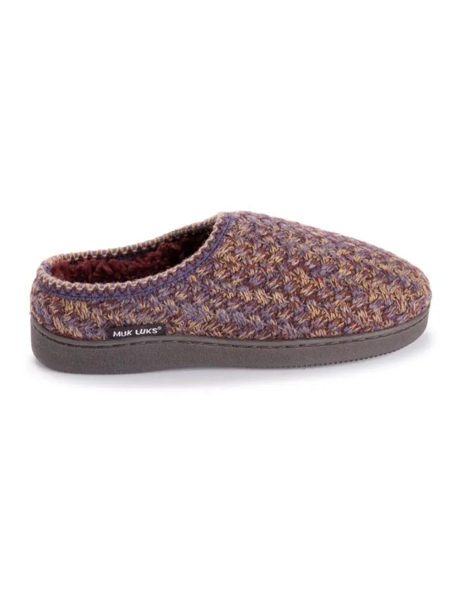 Женские сабо-мокасины Brook с отделкой из искусственного меха MUK LUKS — изображение 7 из 9, фиолетовый
