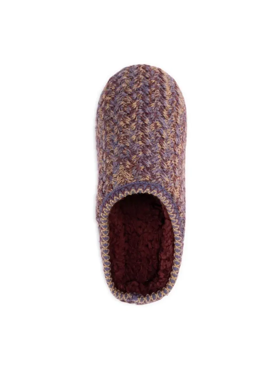 Женские сабо-мокасины Brook с отделкой из искусственного меха MUK LUKS — изображение 8 из 9, фиолетовый