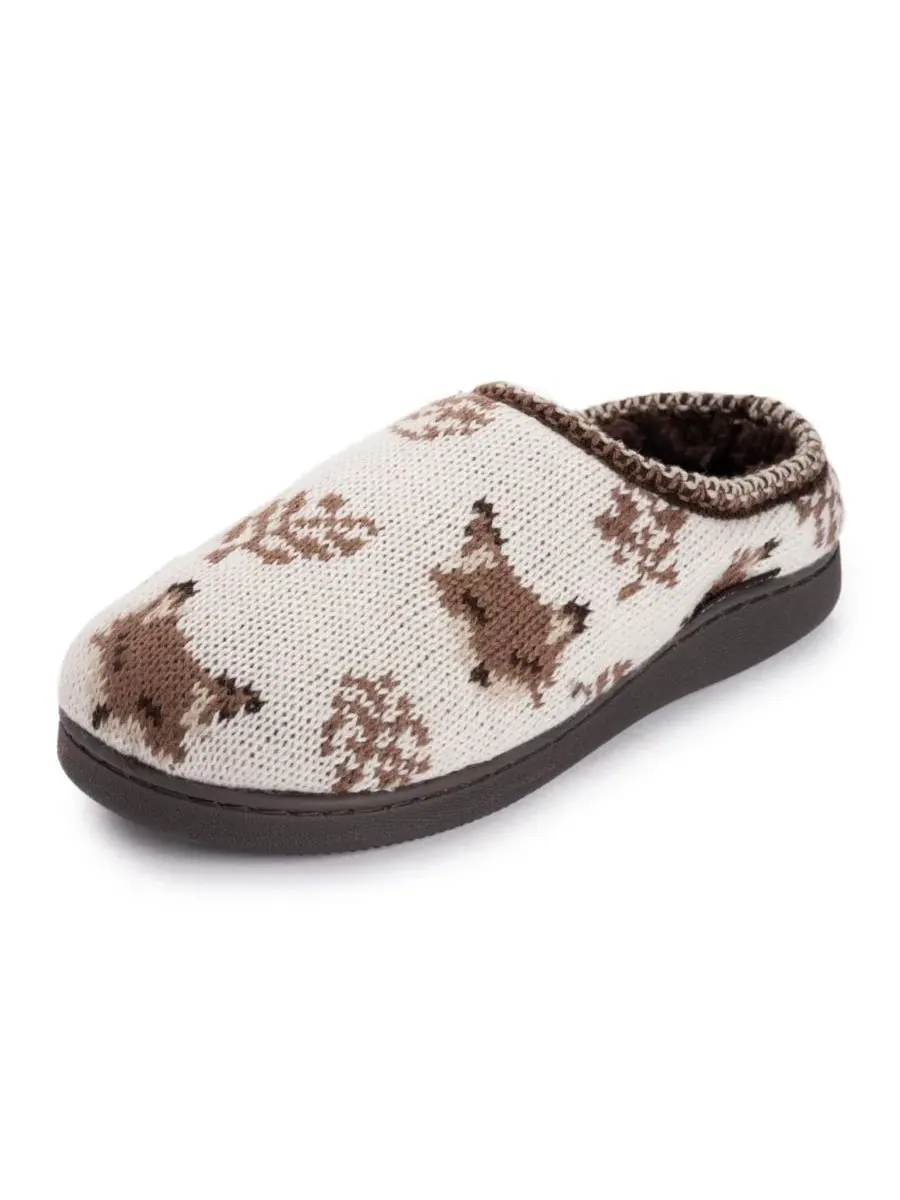 Женские тапочки-клоги Brook с начесом MUK LUKS — изображение 3 из 9, белый