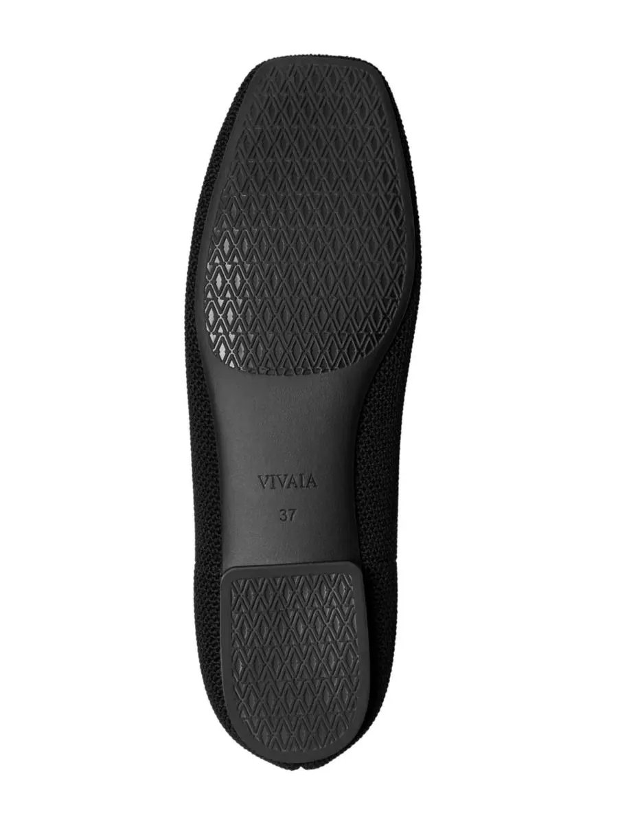 Женские лоферы Silvie Square-Toe Icon VIVAIA — изображение 5 из 5, черный