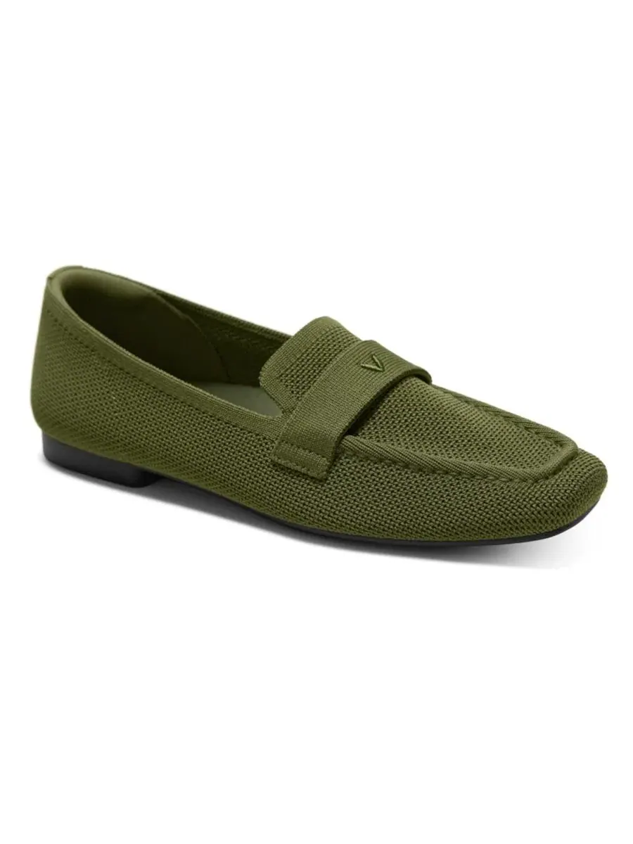 Женские лоферы Silvie Square-Toe Icon с квадратным носком VIVAIA — зеленый