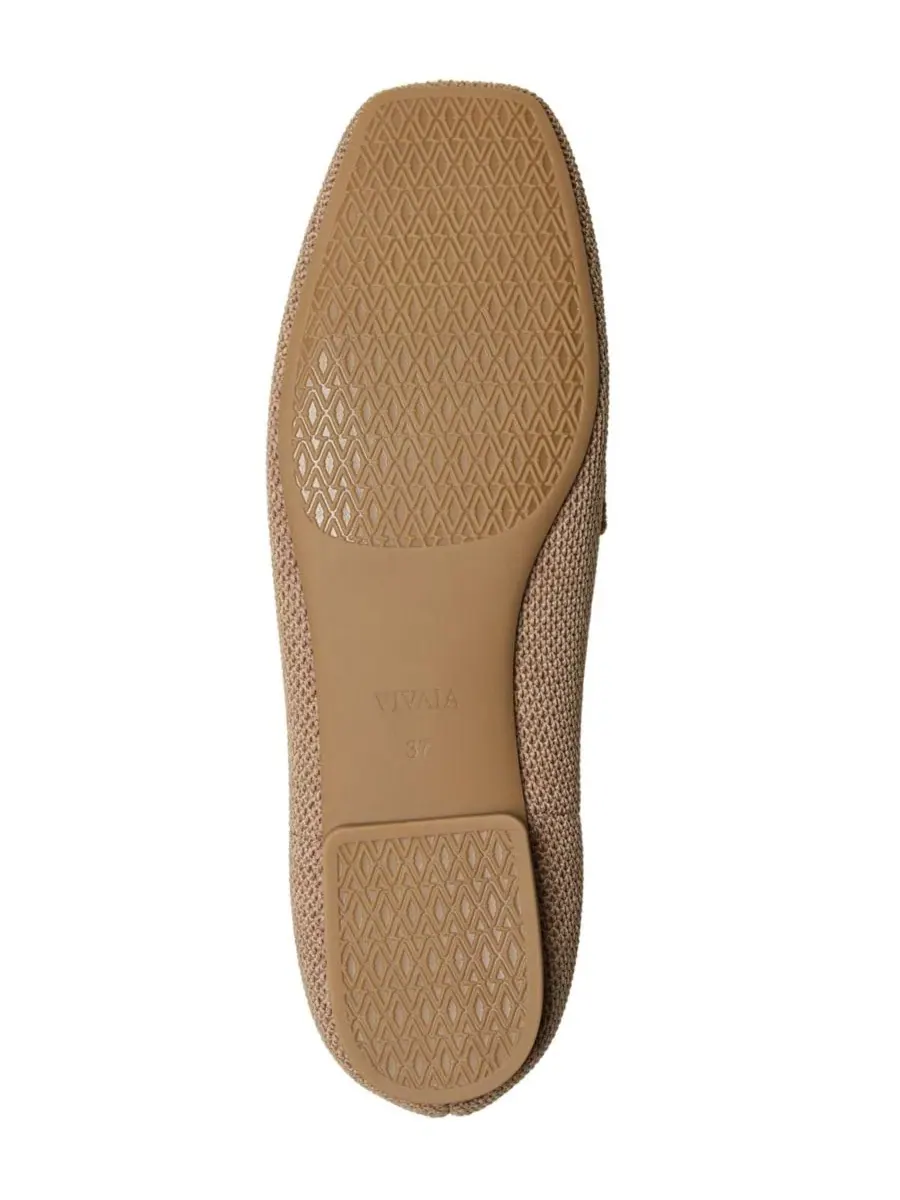 Женские лоферы Silvie Square-Toe Icon VIVAIA, Borwn Taupe Boned — изображение 5 из 5