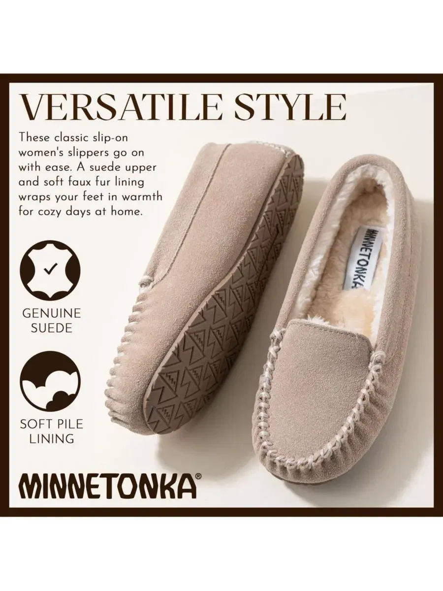 Женские тапочки Cosi Venetian Suede Minnetonka — изображение 6 из 6, серый