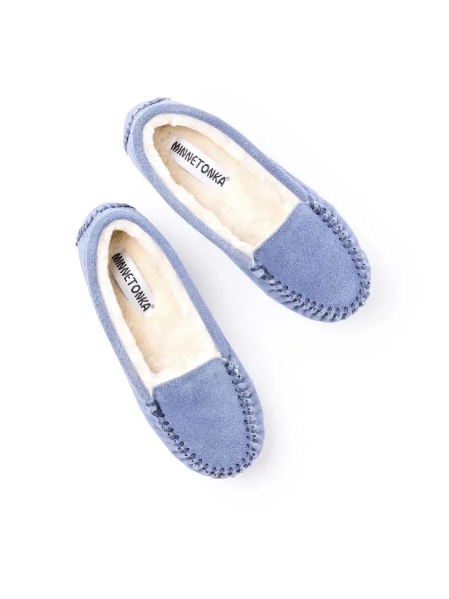 Женские тапочки Cosi Venetian Suede Minnetonka — изображение 2 из 5, винтажный синий