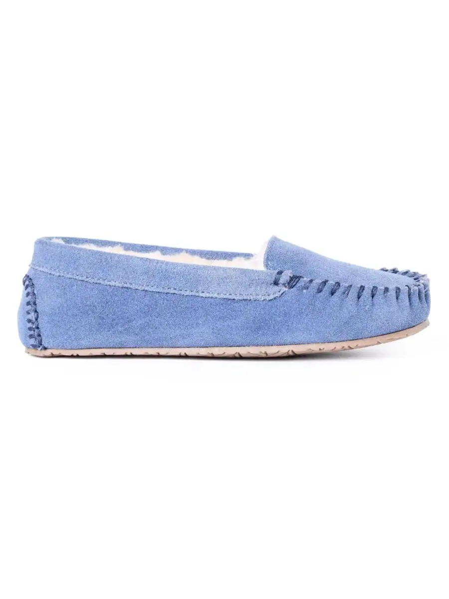 Женские тапочки Cosi Venetian Suede Minnetonka — изображение 3 из 5, винтажный синий