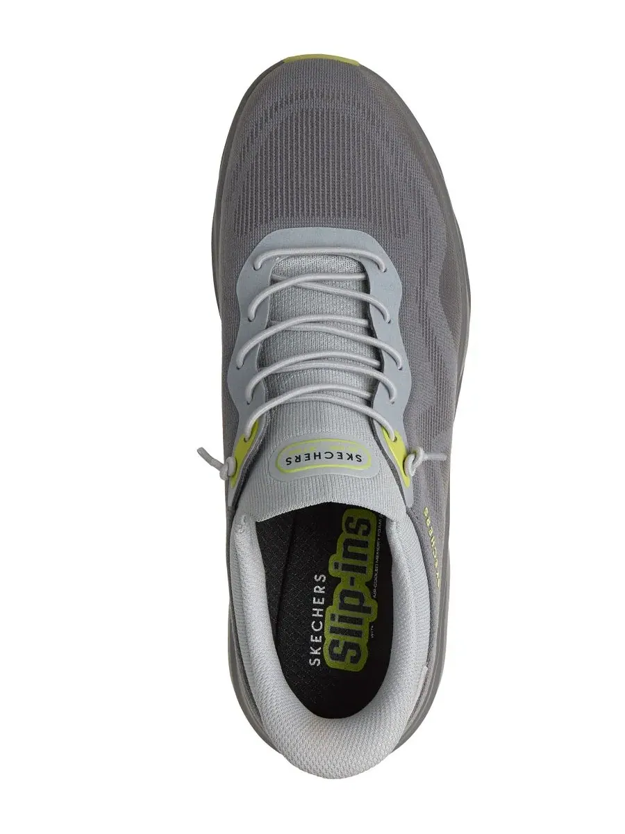 Мужские слипоны: UNO Glide-Step - Air Gliders - повседневные кроссовки от Finish Line Skechers — изображение 5 из 6, серый