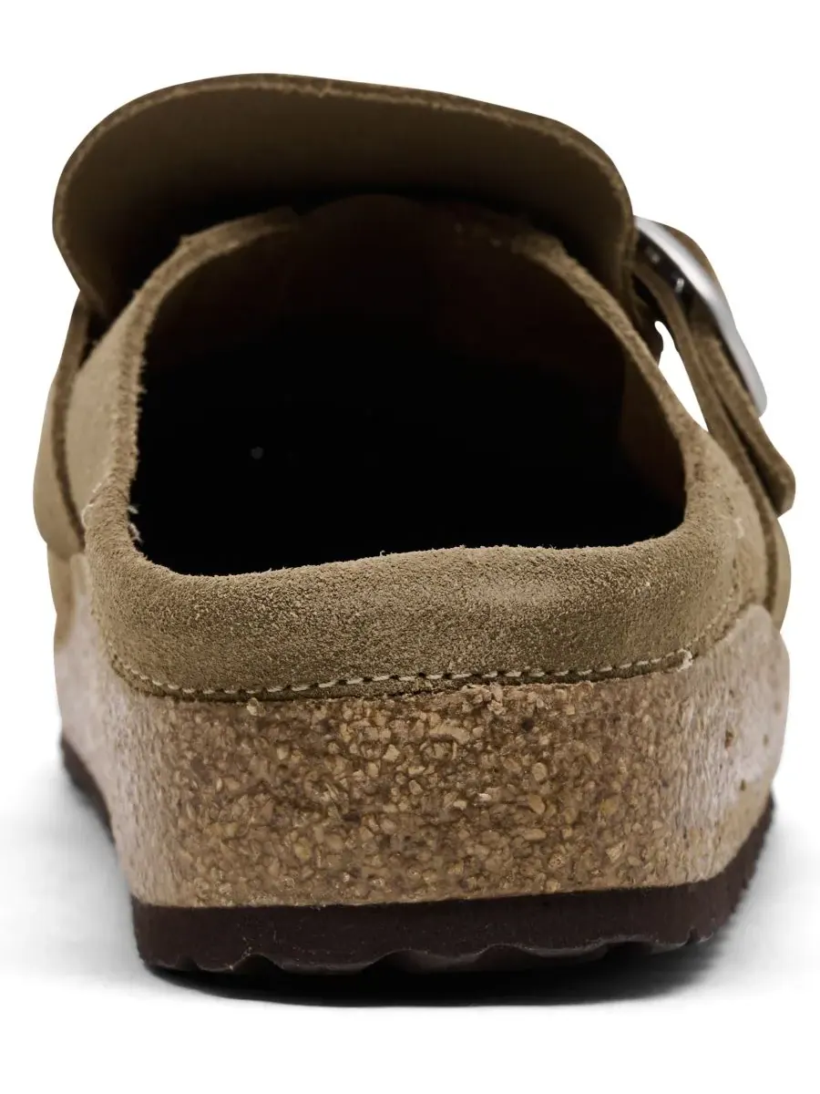 Женские замшевые сабо Buckley от Finish Line Birkenstock — изображение 4 из 6, серый