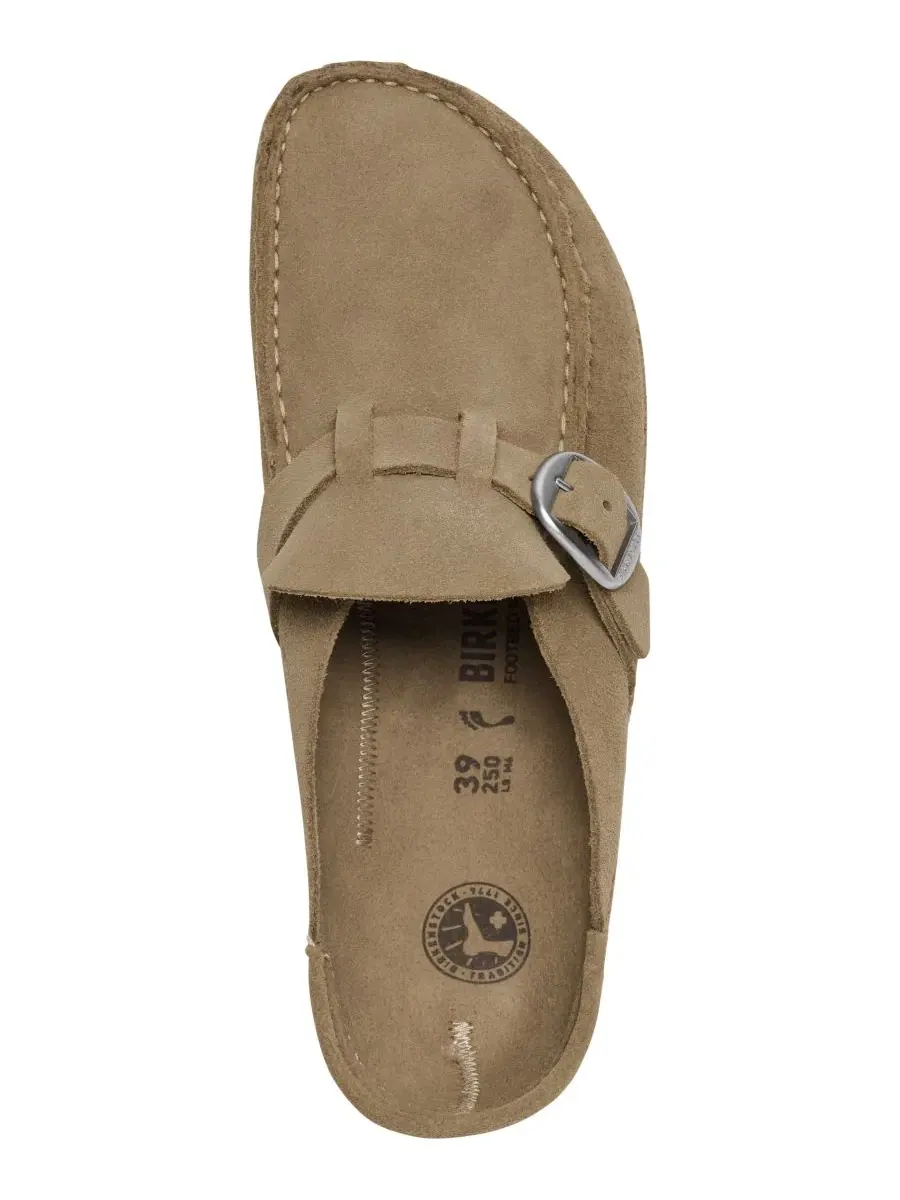 Женские замшевые сабо Buckley от Finish Line Birkenstock — изображение 5 из 6, серый