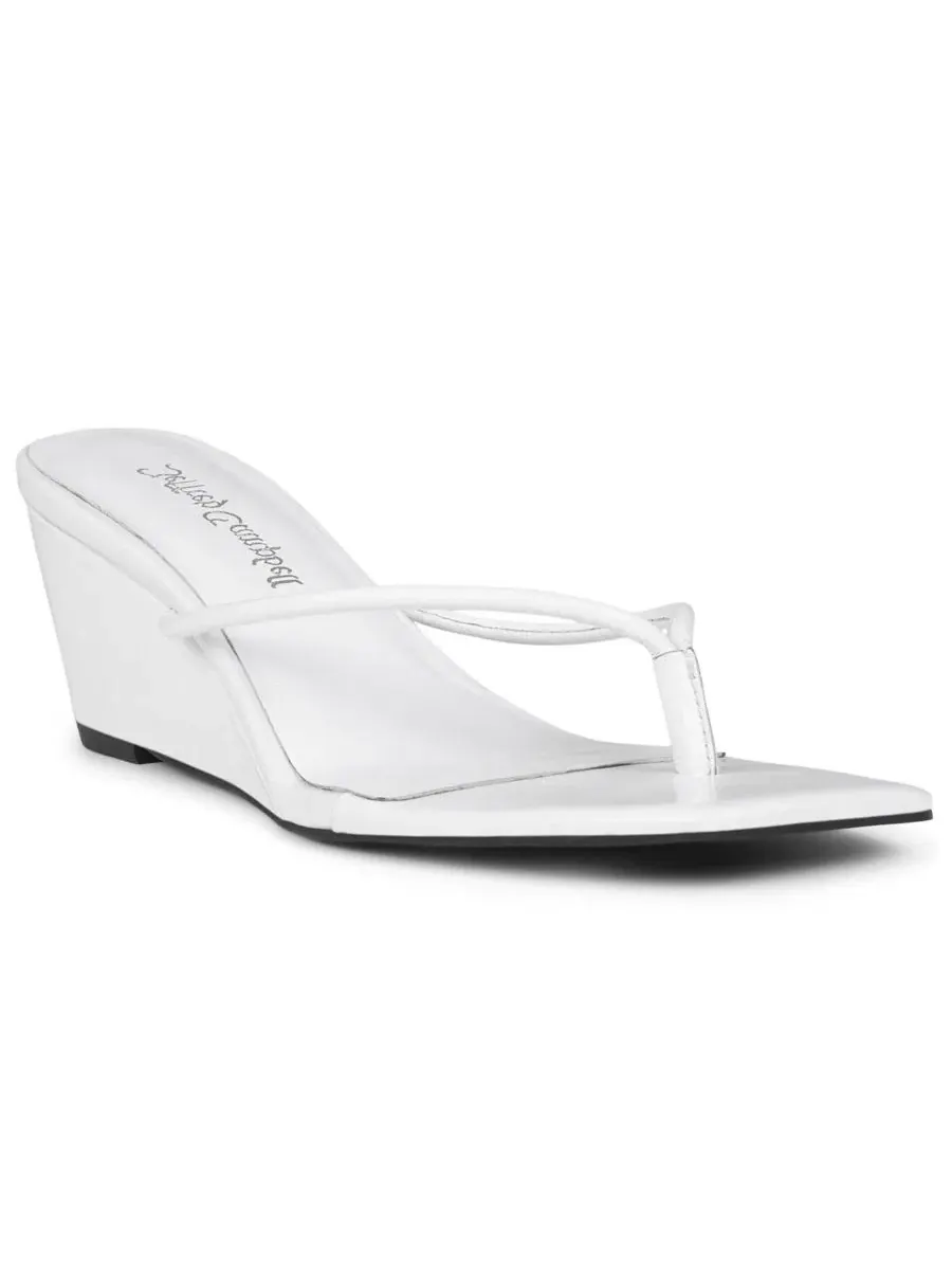 Женские сандалии на танкетке Jeffery Campbell Simplicity Jeffrey Campbell — белый