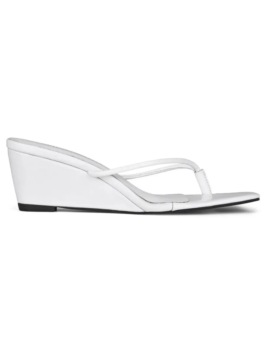 Женские сандалии на танкетке Jeffery Campbell Simplicity Jeffrey Campbell — изображение 2 из 5, белый