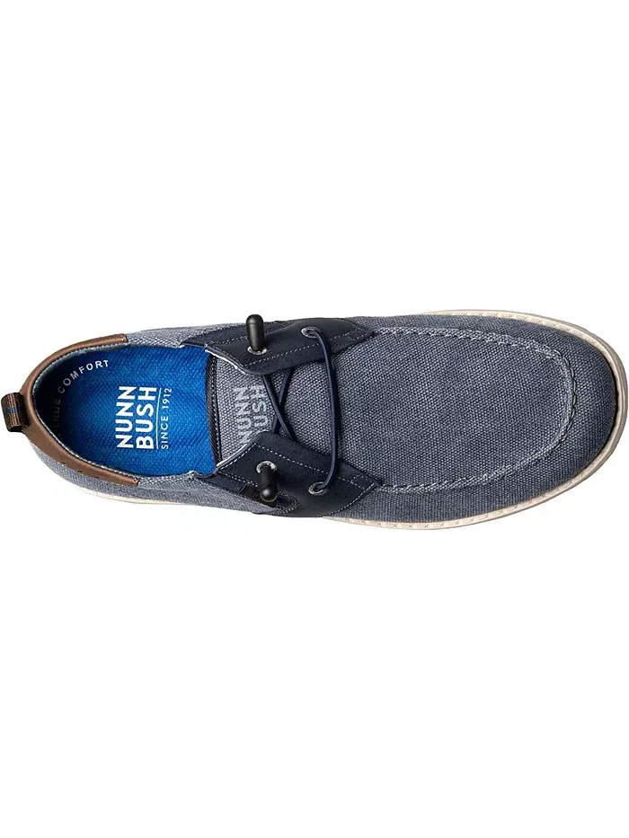 Мужские ботинки Brewski Moc Toe Nunn Bush — изображение 7 из 7, темно-синий