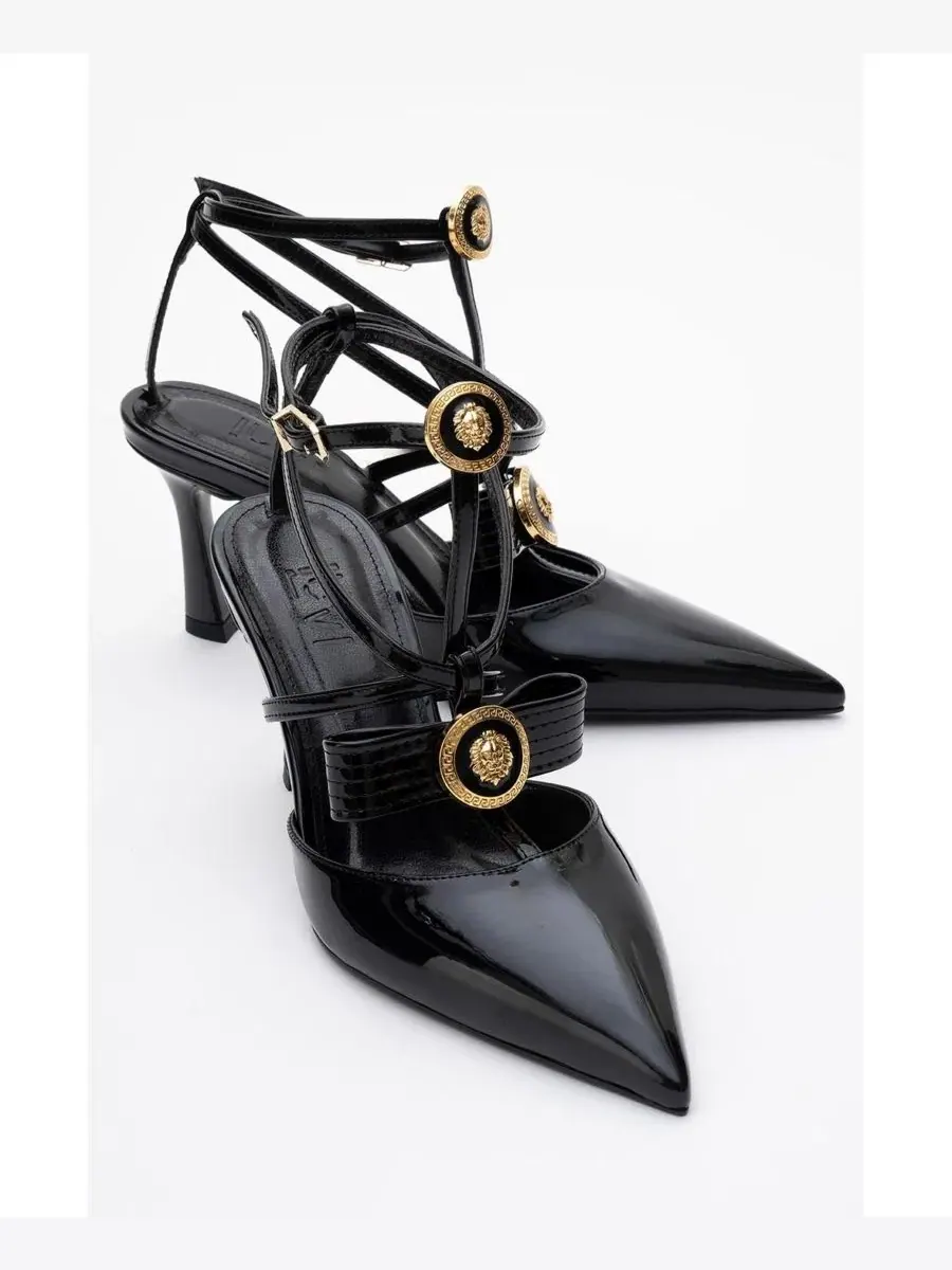 Женские туфли-лодочки Peal с острым носком Prologue Shoes — изображение 6 из 7, черный