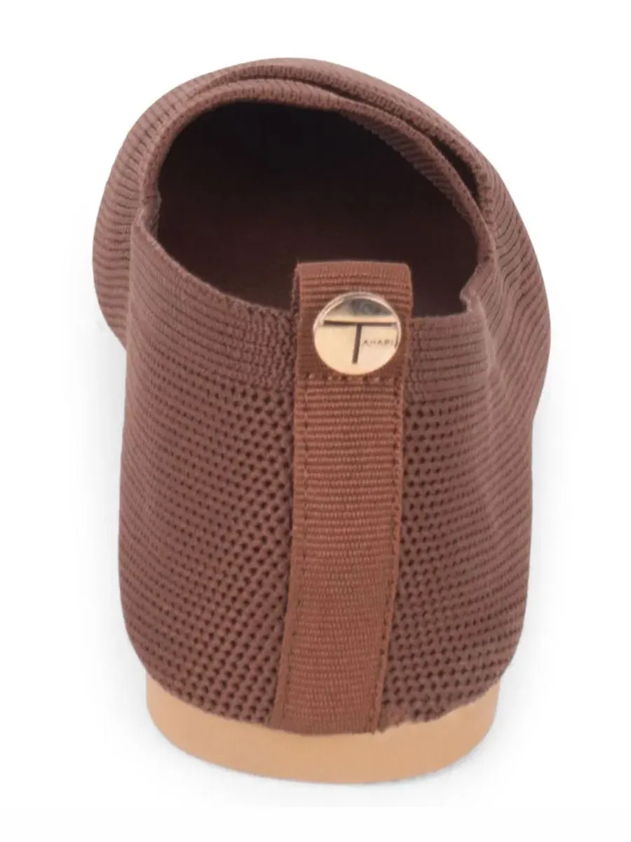 Женские балетки-мэри джейн Tahari Ambrosia Slip-On — изображение 3 из 6, коричневый