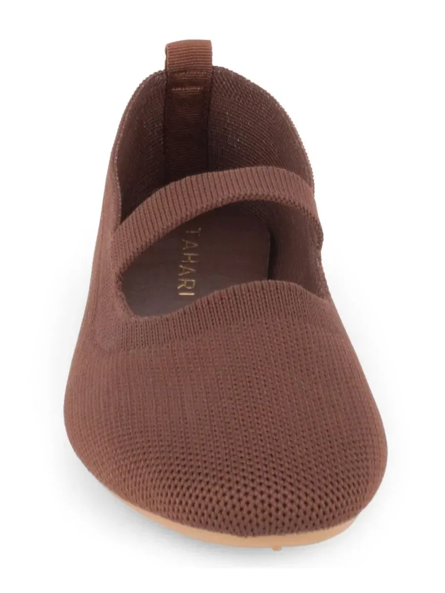 Женские балетки-мэри джейн Tahari Ambrosia Slip-On — изображение 6 из 6, коричневый