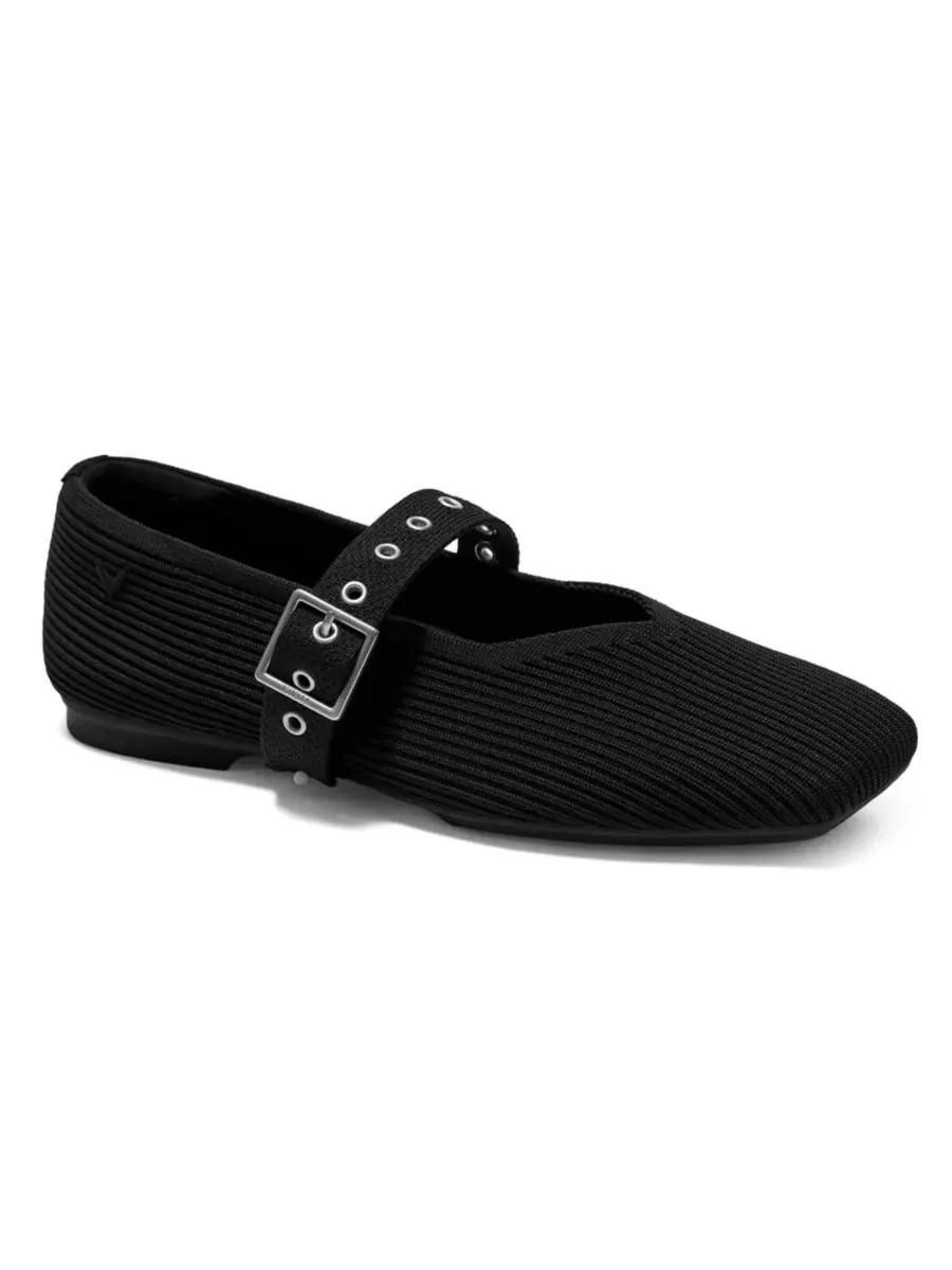 Туфли Myriel Square-Toe Margot Mary Jane 3.0 VIVAIA — черный