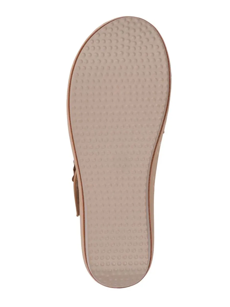 Сандалии-танкетки с цветочной розеткой Skylar GC Shoes — изображение 5 из 5, бежевый
