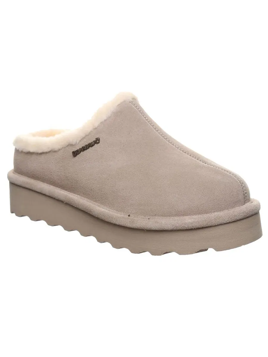 Женские мюли-сабо с платформой Izzy Platform Suede Slip-On Clogs BEARPAW