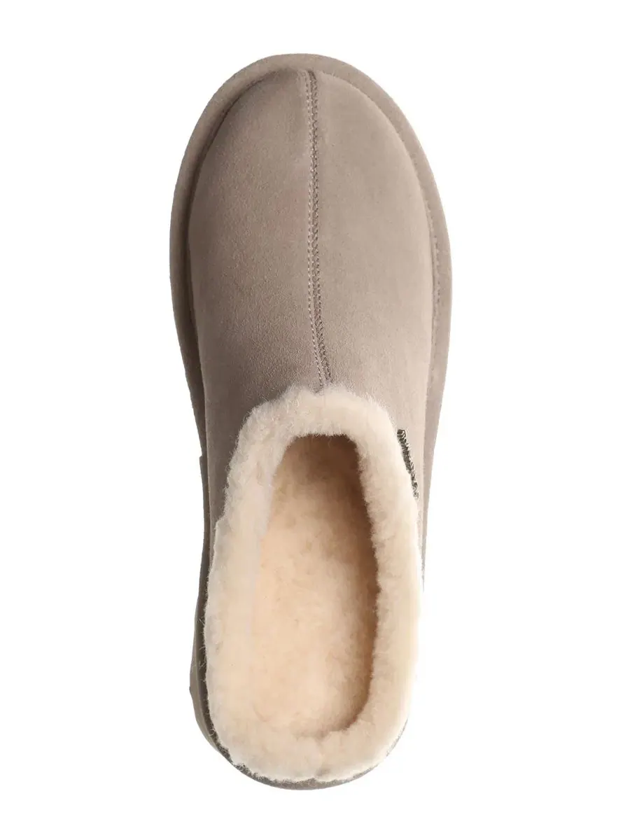Женские мюли-сабо с платформой Izzy Platform Suede Slip-On Clogs BEARPAW — изображение 4 из 8, грибной