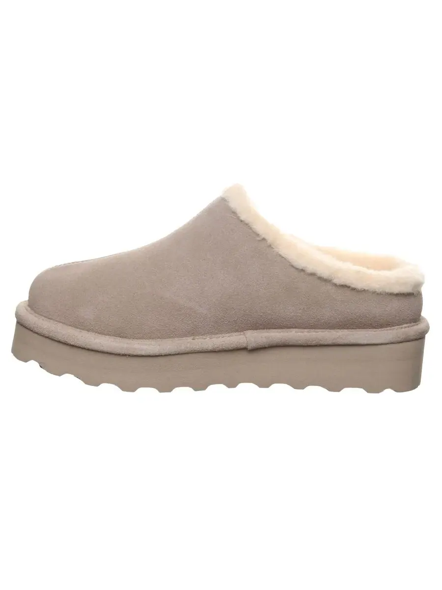 Женские мюли-сабо с платформой Izzy Platform Suede Slip-On Clogs BEARPAW — изображение 7 из 8, грибной