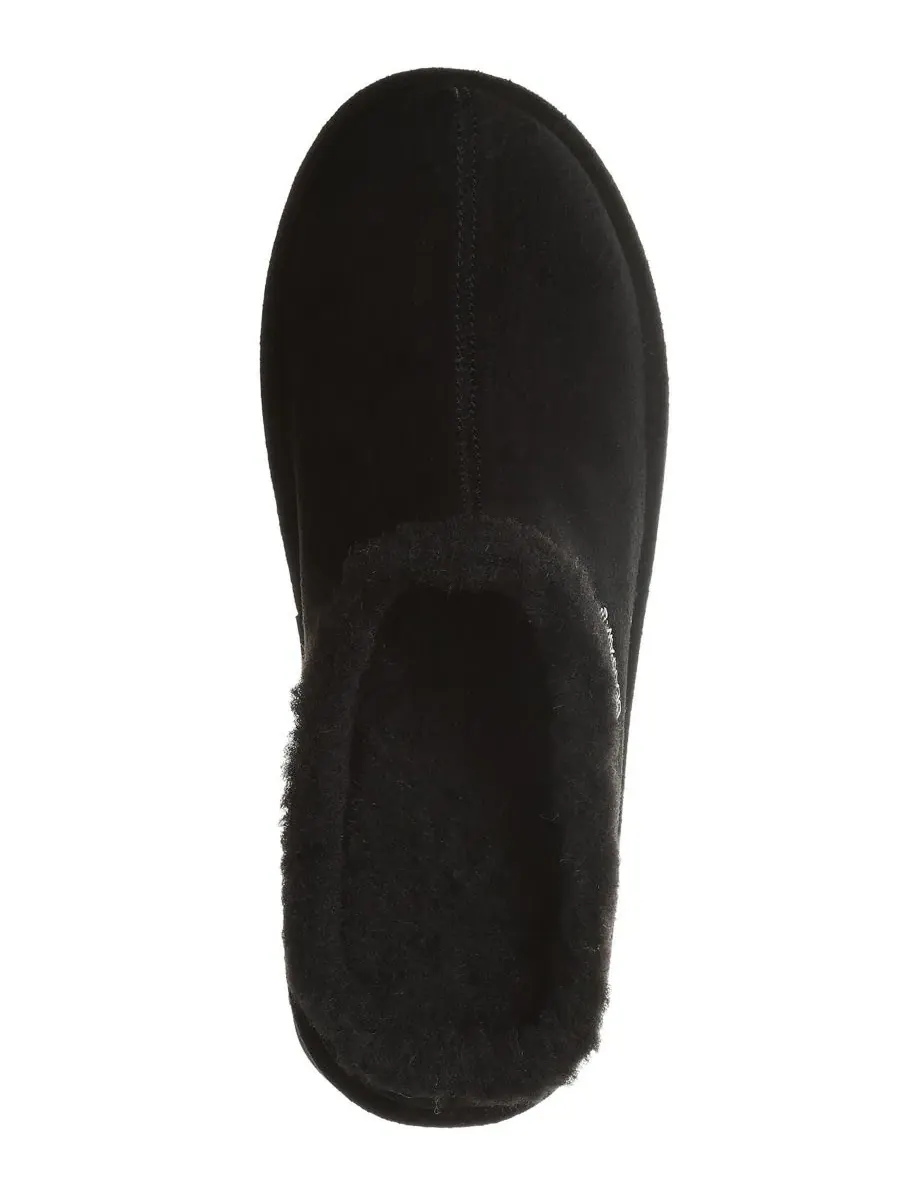 Мюли-клоги из замши на платформе Izzy Platform Suede Slip-On Clogs BEARPAW — изображение 4 из 8, черный