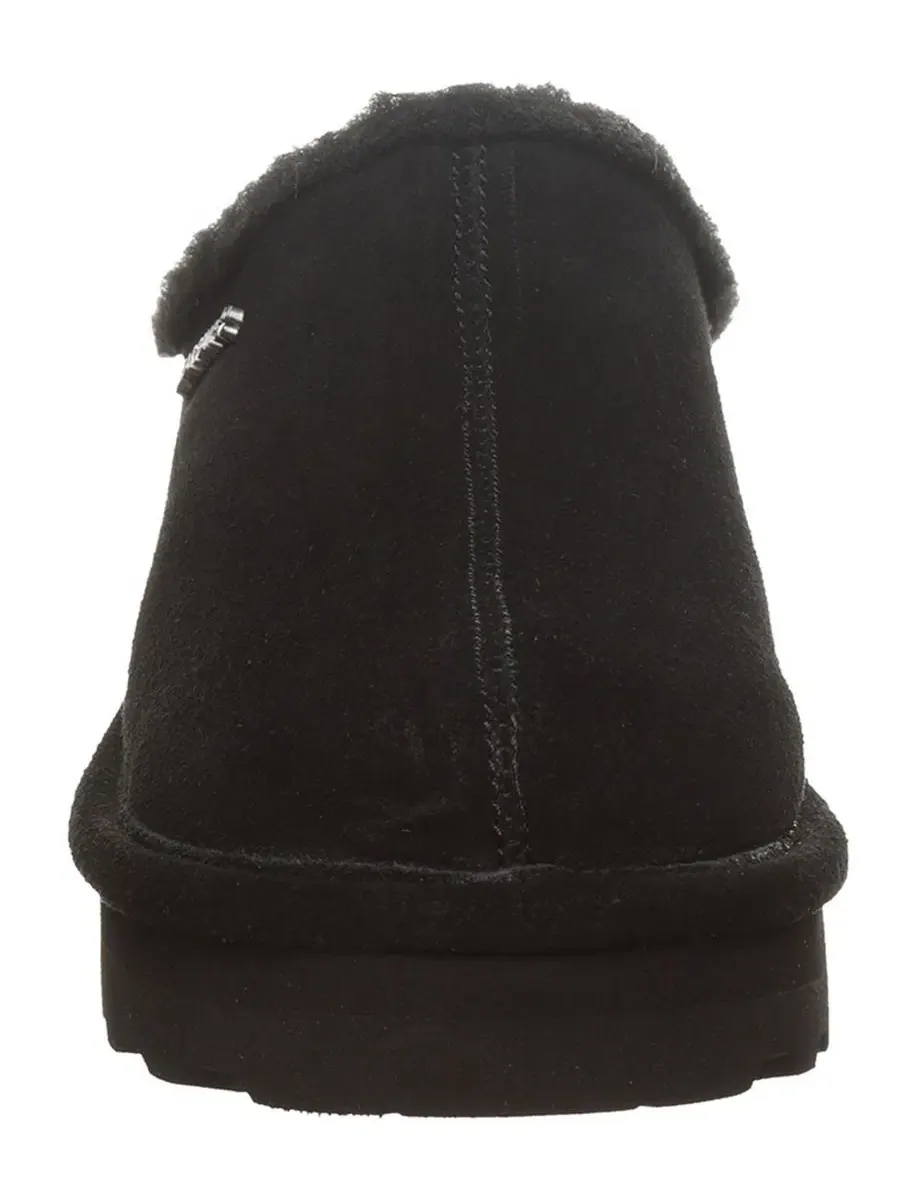 Мюли-клоги из замши на платформе Izzy Platform Suede Slip-On Clogs BEARPAW — изображение 7 из 8, черный