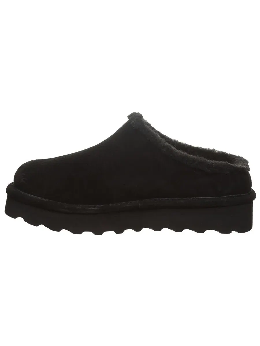 Мюли-клоги из замши на платформе Izzy Platform Suede Slip-On Clogs BEARPAW — изображение 8 из 8, черный