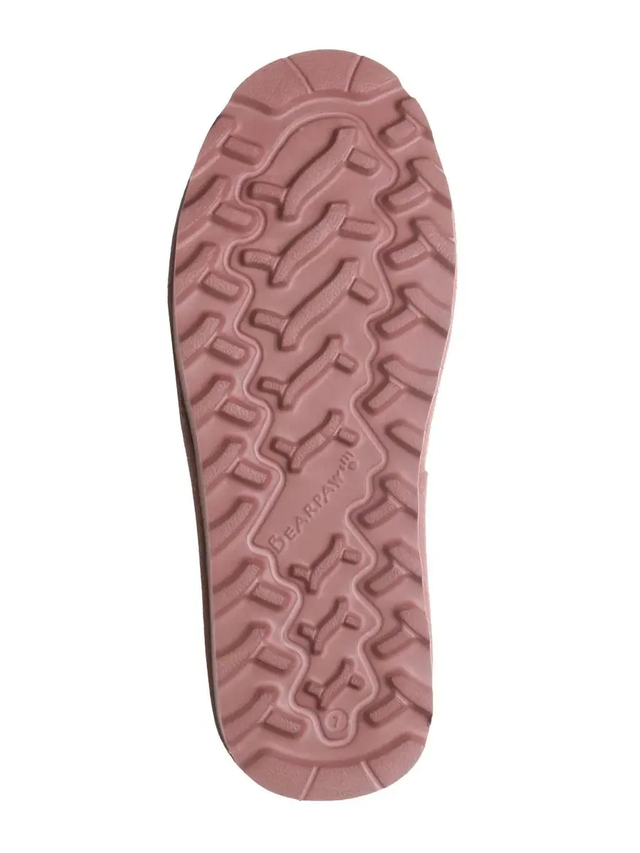 Женские мюли-клоги на платформе из замши Izzy Platform Suede Slip-On Clogs BEARPAW — изображение 5 из 8, розовый