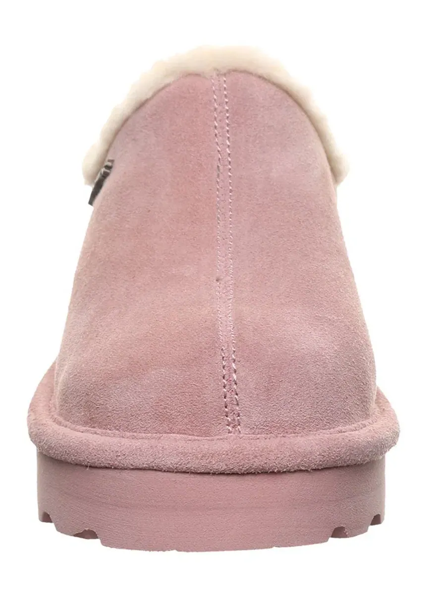 Женские мюли-клоги на платформе из замши Izzy Platform Suede Slip-On Clogs BEARPAW — изображение 6 из 8, розовый