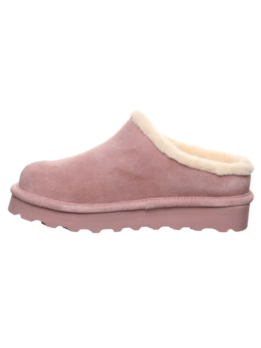Женские мюли-клоги на платформе из замши Izzy Platform Suede Slip-On Clogs BEARPAW — изображение 7 из 8, розовый