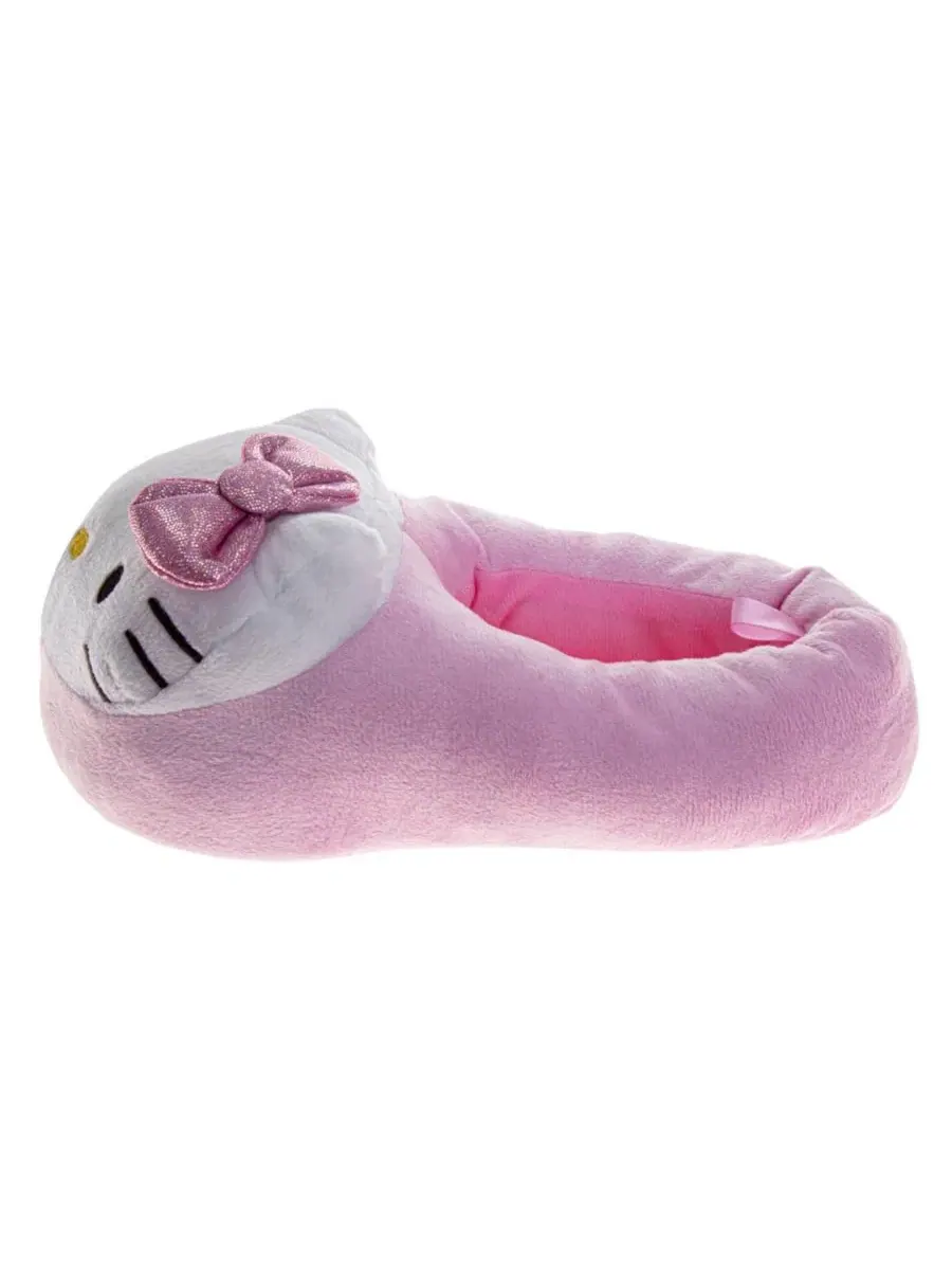 Женские тапочки с 3D Hello Kitty Hello Kitty, из мягкой ткани — изображение 4 из 7, нет цвета