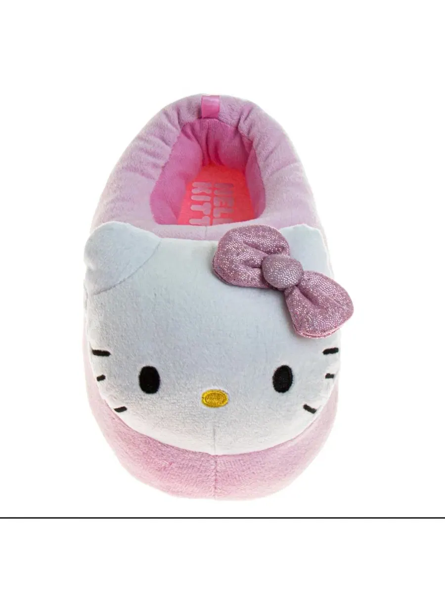 Женские тапочки с 3D Hello Kitty Hello Kitty, из мягкой ткани — изображение 5 из 7, нет цвета