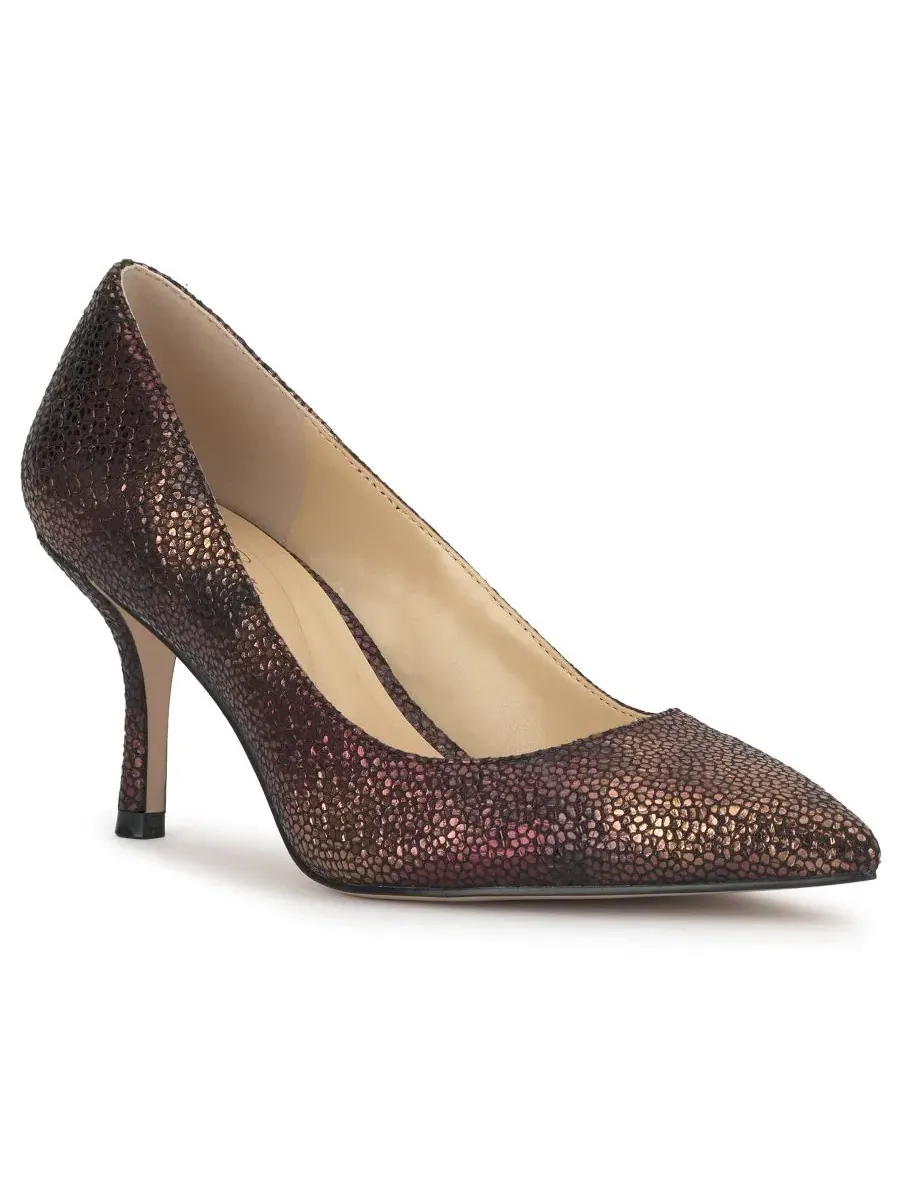 Туфли Voemi на каблуке Jessica Simpson, Bronze Metallic Speckled Snake — изображение 1 из 5