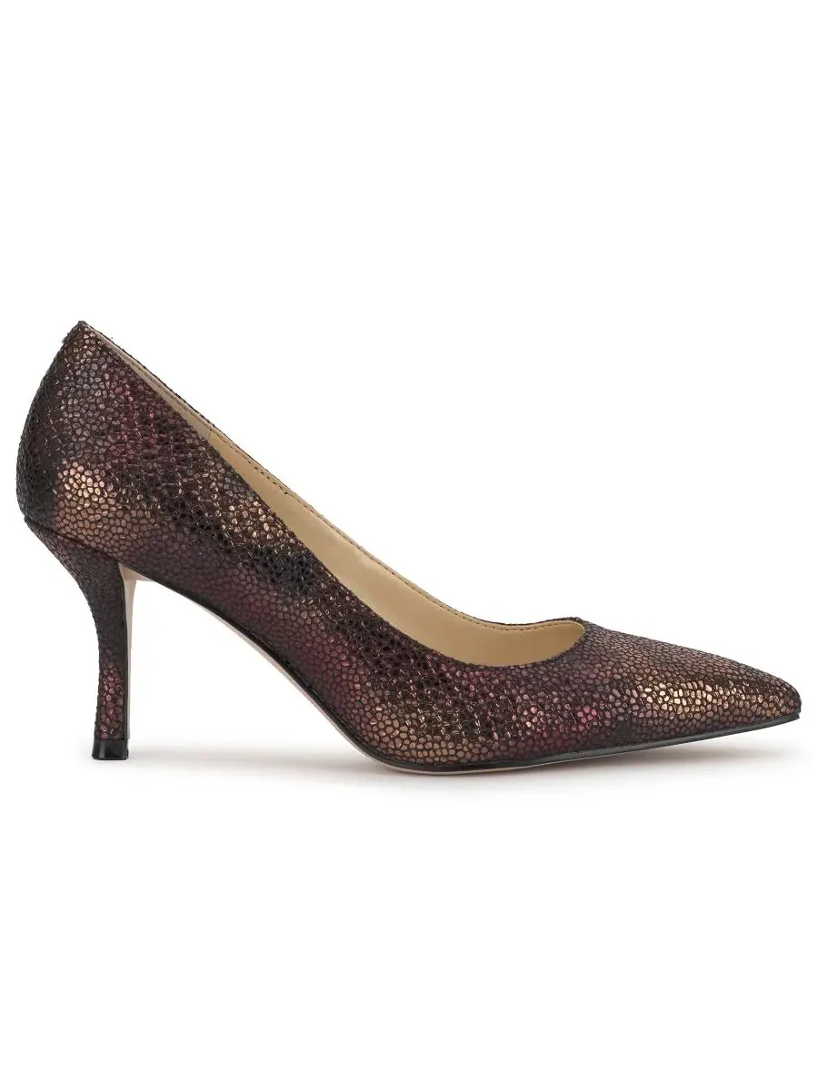 Туфли Voemi на каблуке Jessica Simpson, Bronze Metallic Speckled Snake — изображение 2 из 5