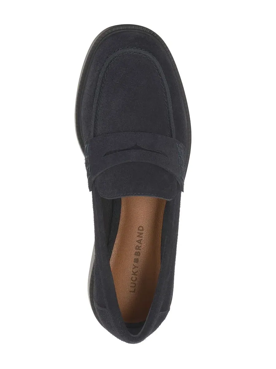 Лоферы женские Shyloe Round Toe Slip-On Lucky Brand — изображение 4 из 5, синий