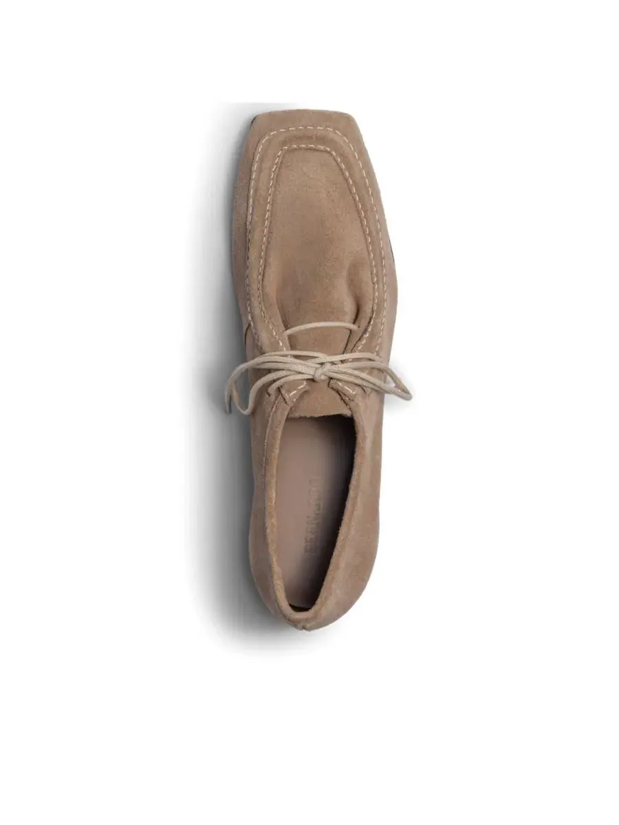 Женские балетки с квадратным носком на танкетке, модель Tate Bernardo Footwear — изображение 3 из 5, песчаник