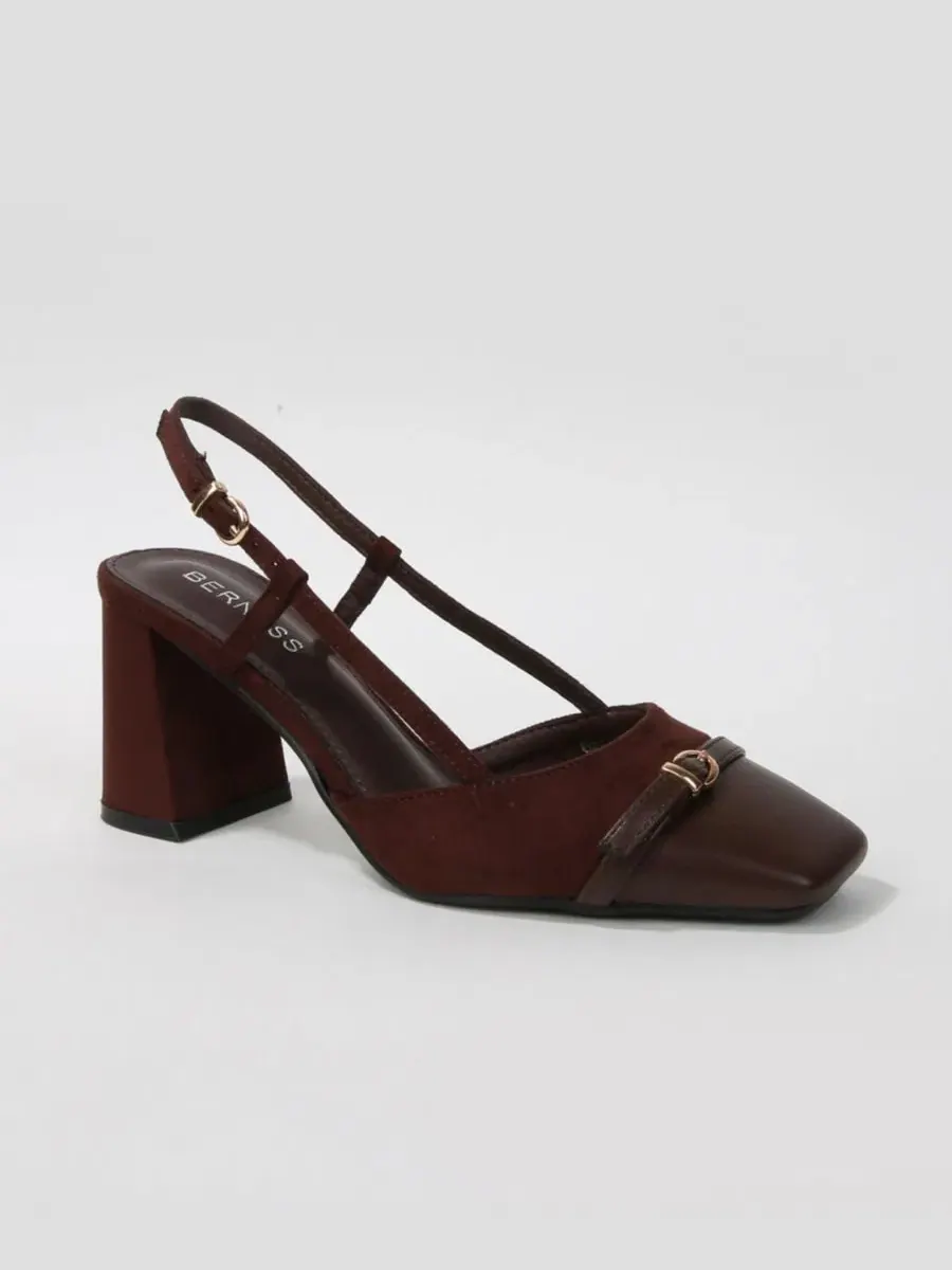 Туфли-слингбэки с мыском Geena Toe Cap BERNESS — изображение 1 из 5, коричневый
