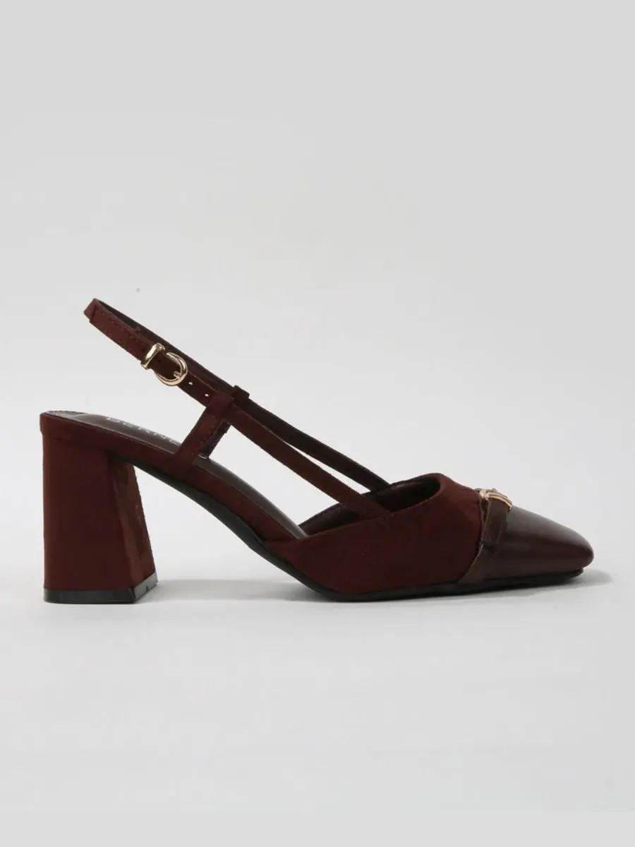 Туфли-слингбэки с мыском Geena Toe Cap BERNESS — изображение 2 из 5, коричневый