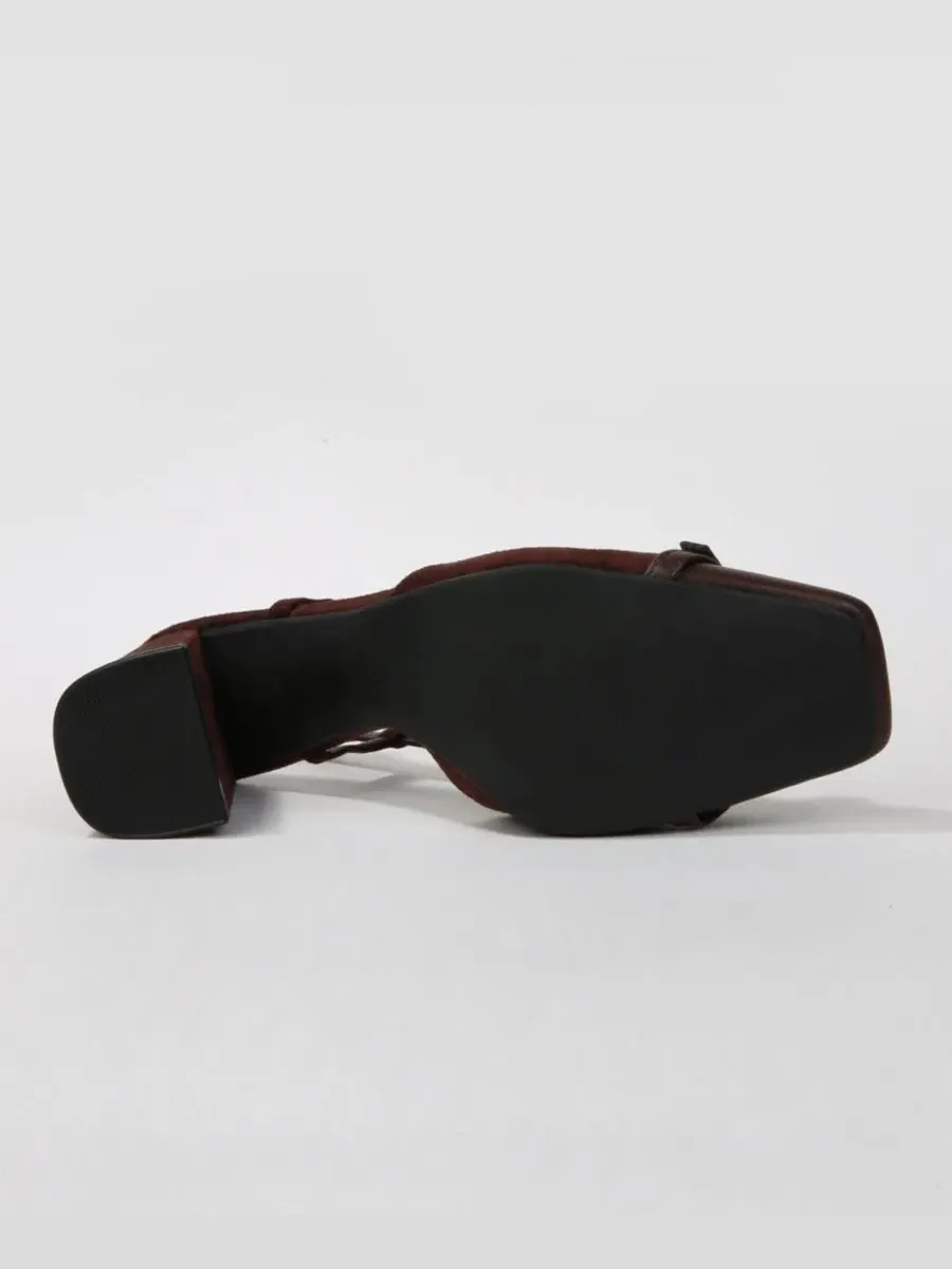Туфли-слингбэки с мыском Geena Toe Cap BERNESS — изображение 5 из 5, коричневый