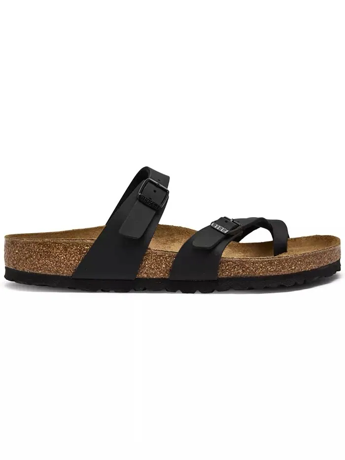 Женские повседневные сандалии Mayari Birko-Flor от Finish Line Birkenstock — изображение 2 из 6, черный