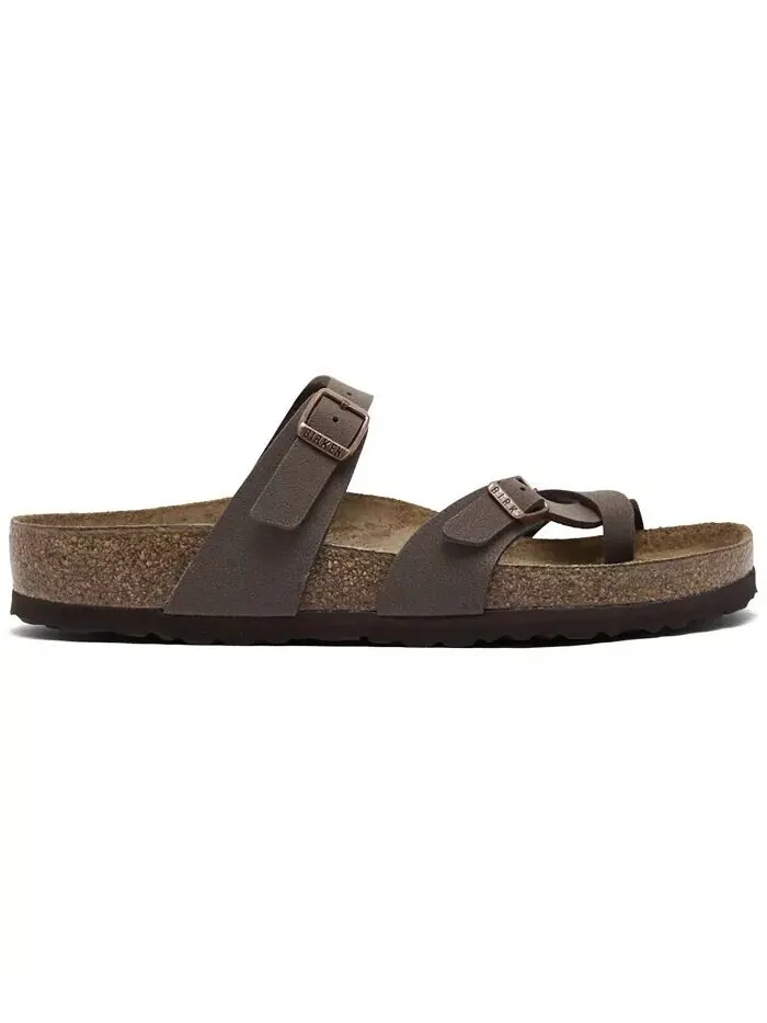 Женские повседневные сандалии Mayari Birko-Flor от Finish Line Birkenstock — изображение 2 из 6, коричневый