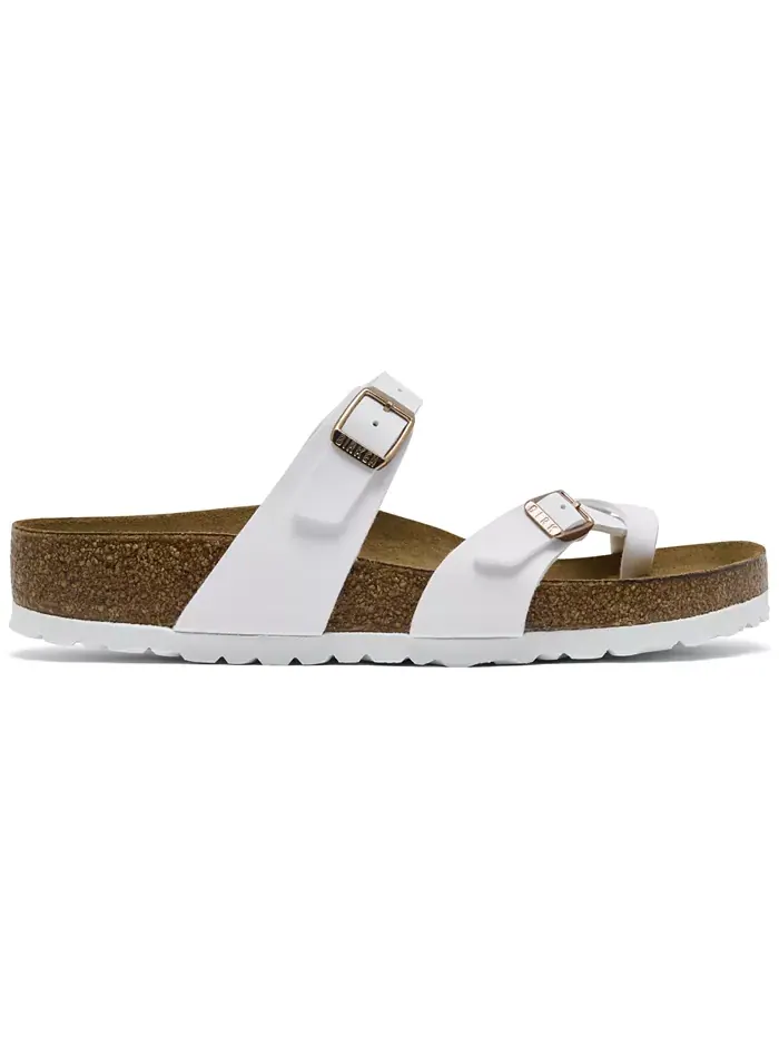 Женские повседневные сандалии Mayari Birko-Flor от Finish Line Birkenstock — изображение 2 из 6, белый