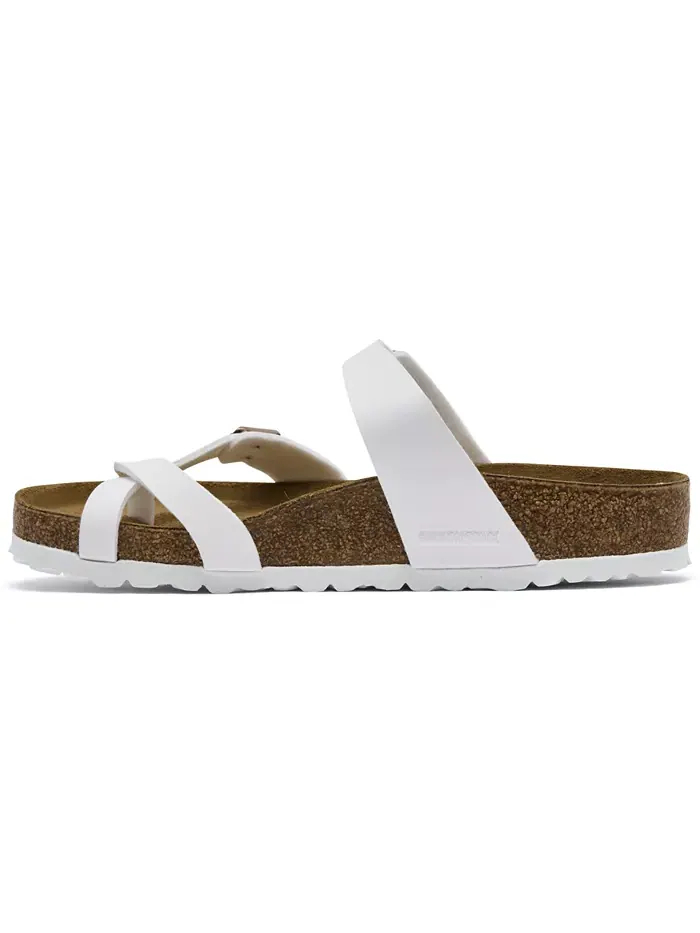 Женские повседневные сандалии Mayari Birko-Flor от Finish Line Birkenstock — изображение 3 из 6, белый