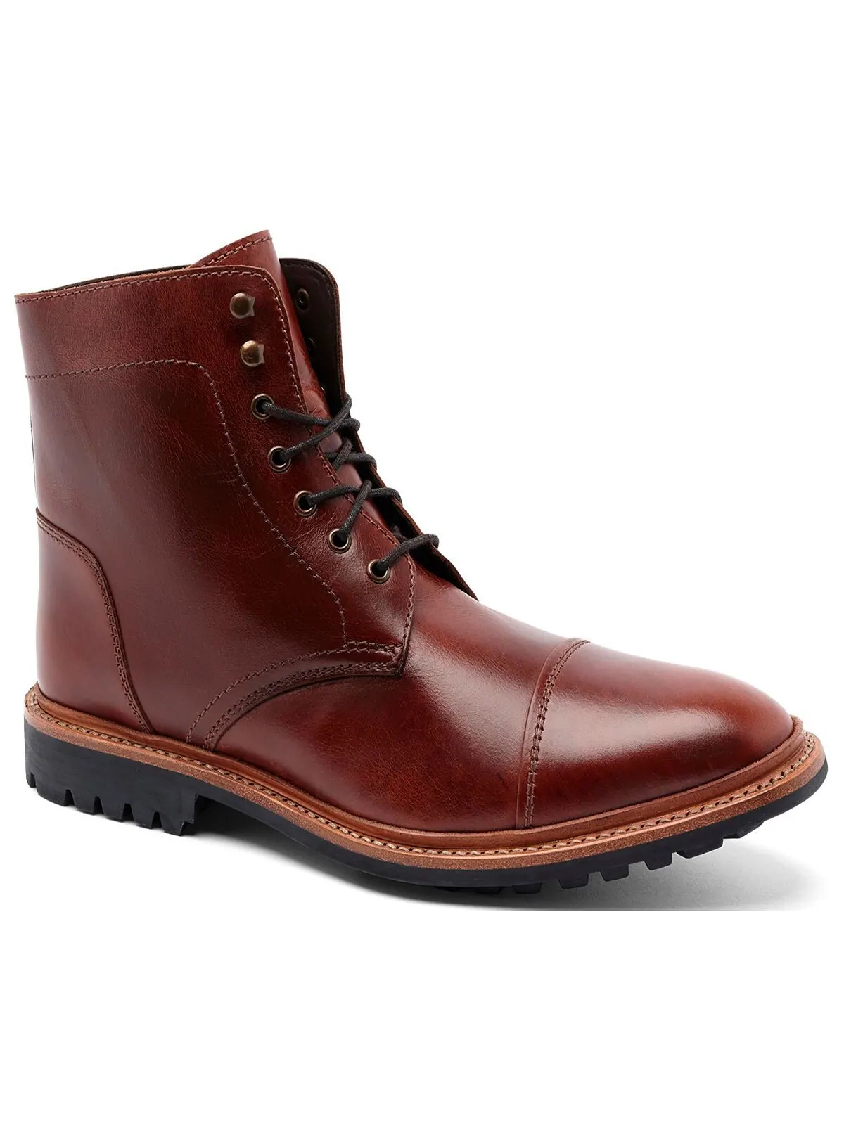 Мужские ботинки ranveer cap-toe rugged 6 на шнуровке Anthony Veer — изображение 2 из 11, красный