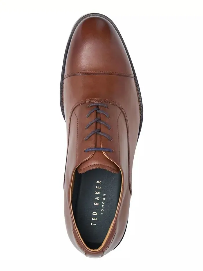 Мужские туфли-оксфорды Ted Baker — изображение 4 из 5, коричневый