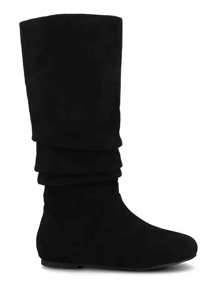 Женские сапоги Jayne Extra Wide Calf Slochy до колена Journee Collection — изображение 2 из 5, черный
