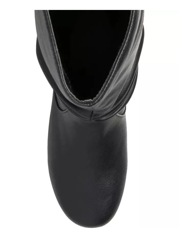 Женские сапоги Jayne Extra Wide Calf Slochy выше колена Journee Collection — изображение 4 из 10, черный