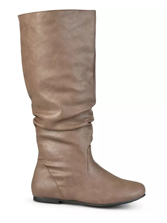 Женские сапоги Jayne Extra Wide Calf Slochy выше колена Journee Collection — изображение 7 из 10, черный
