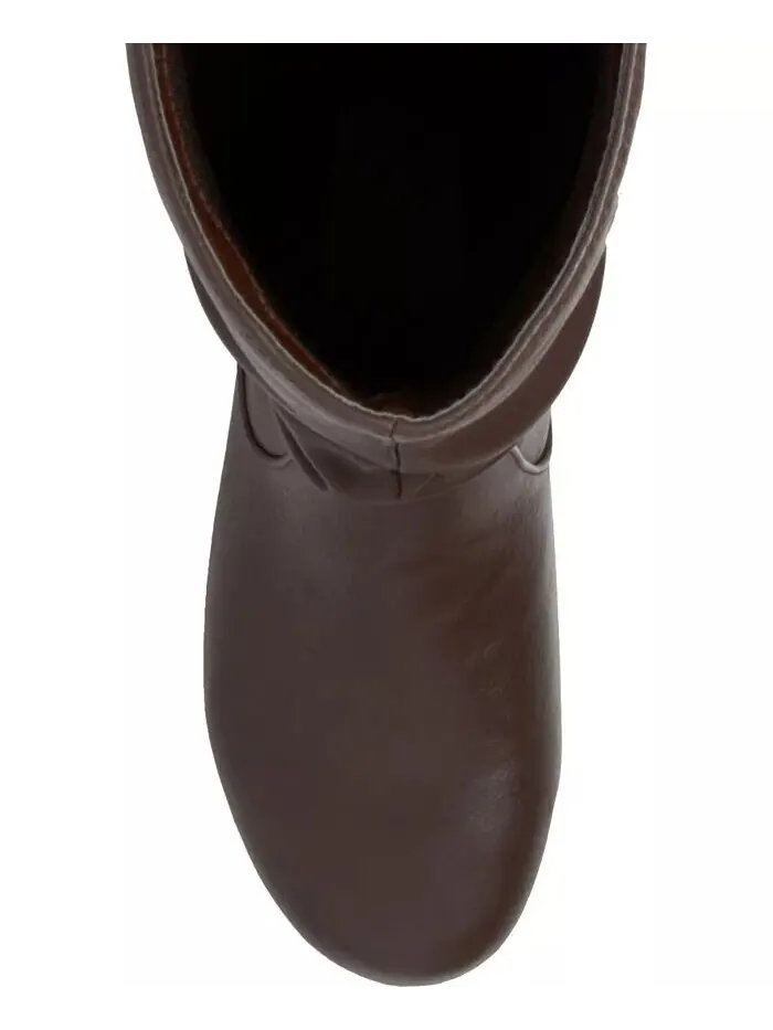Женские сапоги Jayne Extra Wide Calf Slochy выше колена Journee Collection — изображение 4 из 10, коричневый