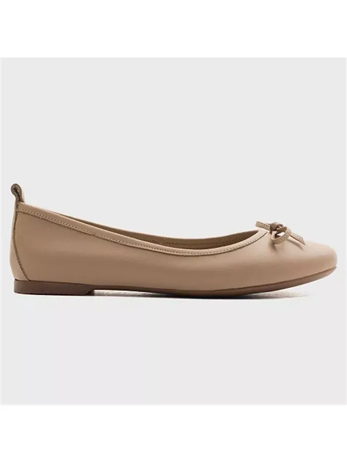 Балетки Florence из кожи Forever & Always Shoes — изображение 2 из 9, кремовый бежевый