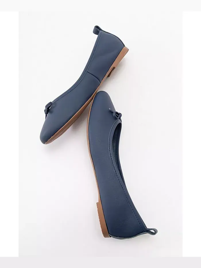 Балетки Florence из кожи Forever & Always Shoes — изображение 5 из 6, темно-синий синий